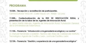JORNADA: «HACIA UNA GANADERÍA ECOLÓGICA EN CASTILLA Y LEÓN»