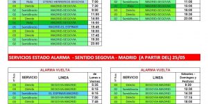 HORARIO DE AUTOBUSES AVANZA