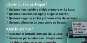 Proyecto LIBRO COLECTIVO, «Mi Vida en La Losa»
