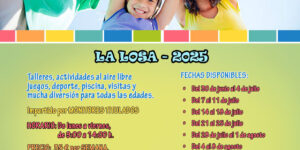 El Ayuntamiento de La Losa lanza sus Campamentos de Verano 2025 para niños y niñas: aprendizaje, diversión y naturaleza