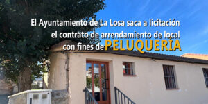 Arrendamiento del local municipal destinado a peluquería y estética