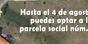 Hasta el 4 de agosto puedes optar a la parcela social nº 4